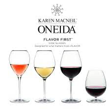 Karen MacNeil Oneida Flavor First glassware set (1)-1